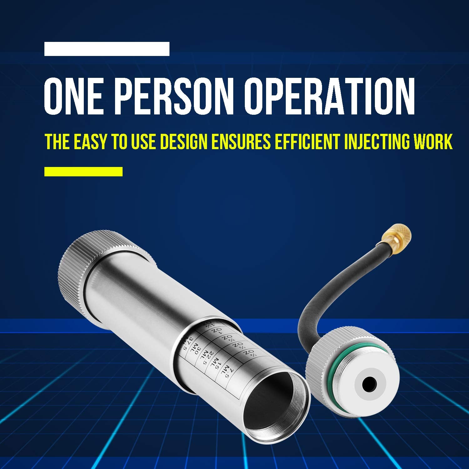 Lightweight aluminum body provides longevity and comfortable handling