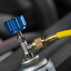 Lichamp high and low pressure quick couplers for reliable gauge access.