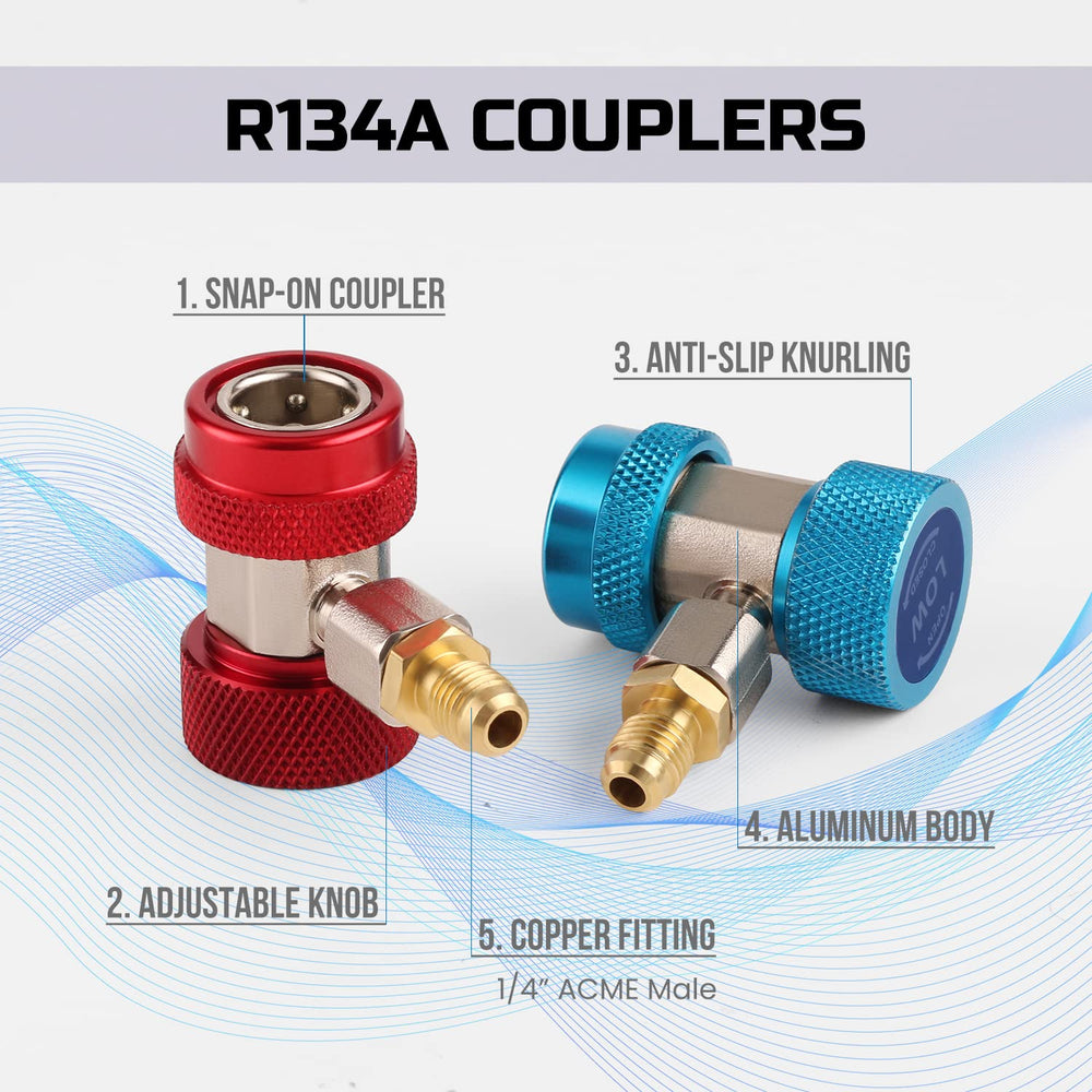 Lichamp tank adapter converts 1/4 to 1/2 inch fittings for versatile hoses