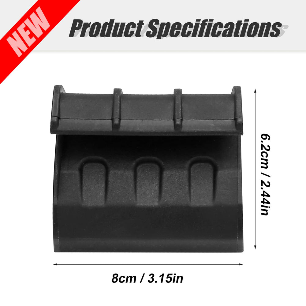LIDSCURA soft-top brackets keep the Wrangler's rear window in place during drives