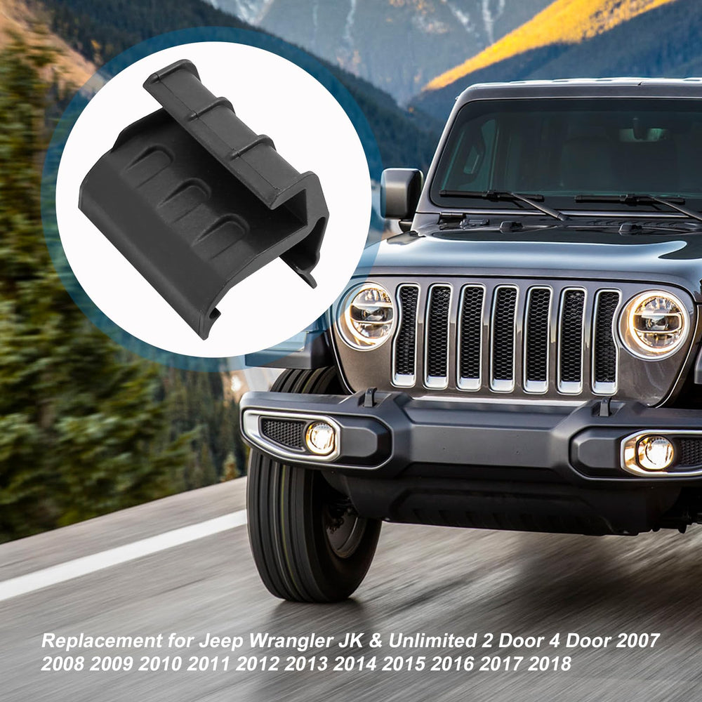 LIDSCURA tailgate bar holders with rear clips for Wrangler