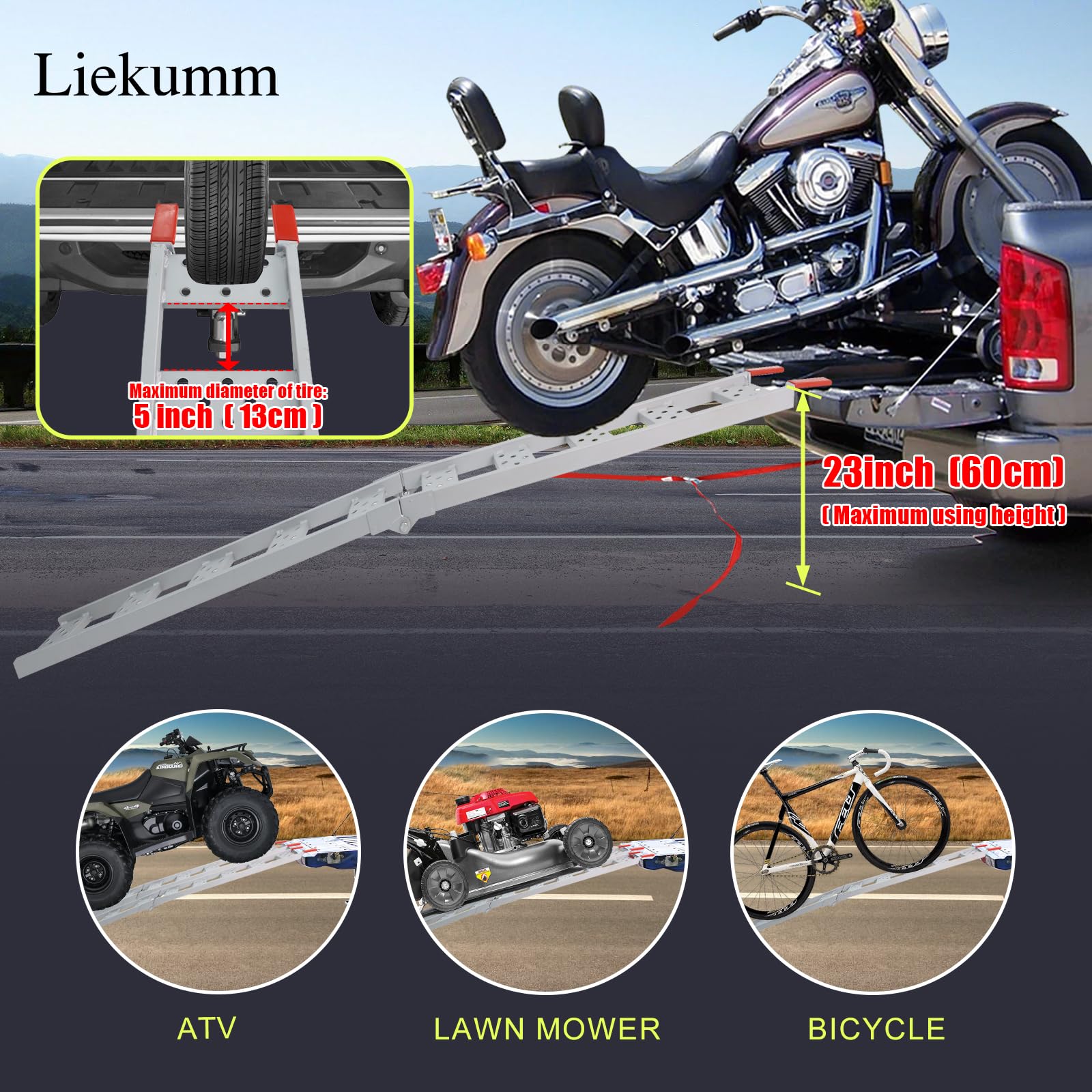 LIEKUMM perforated surface provides water drainage during loading.