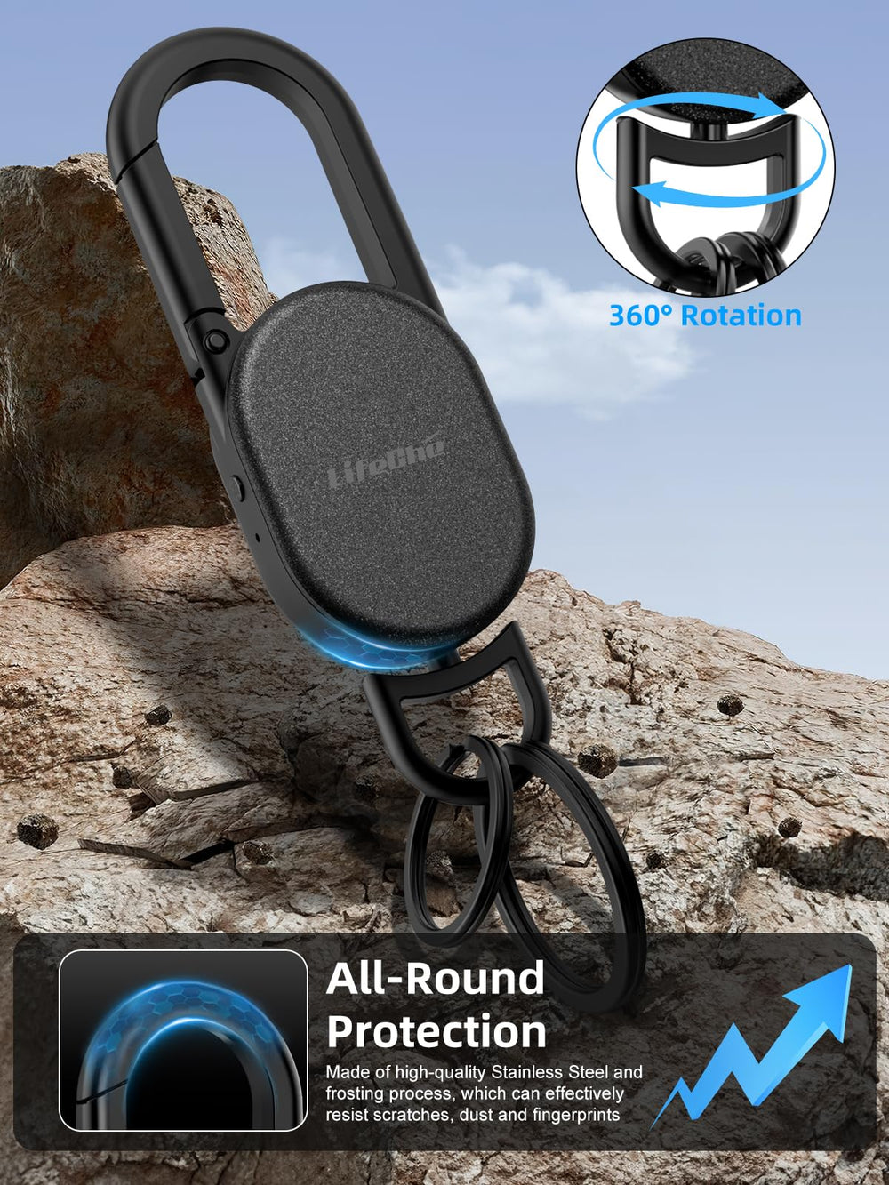LifeChé rechargeable battery lasts months between charges for everyday carry