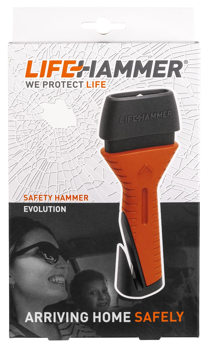 Lifehammer Evolution ergonomic handle provides a secure non-slip grip for confident use