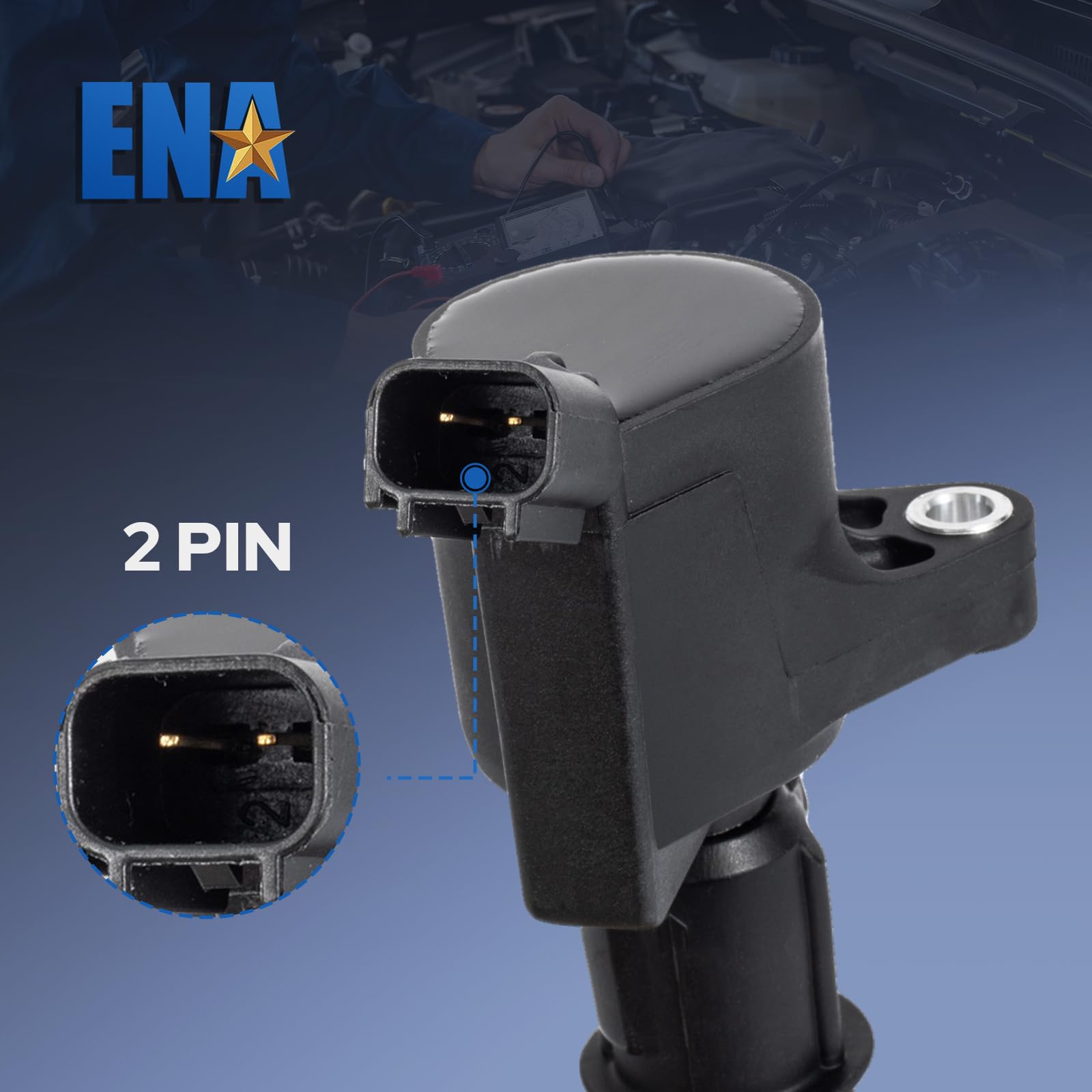 Lifetime warranty badge on coils communicates long-term coverage.