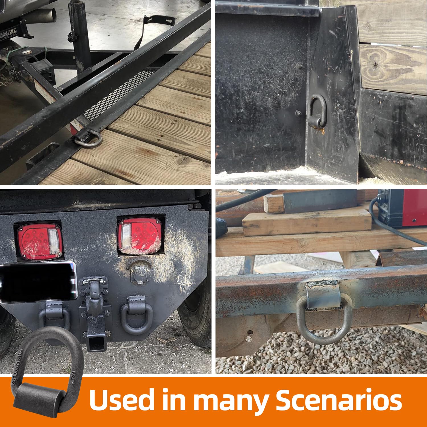 lifgarfe compatible hooks, chains and end fittings with D-ring anchors