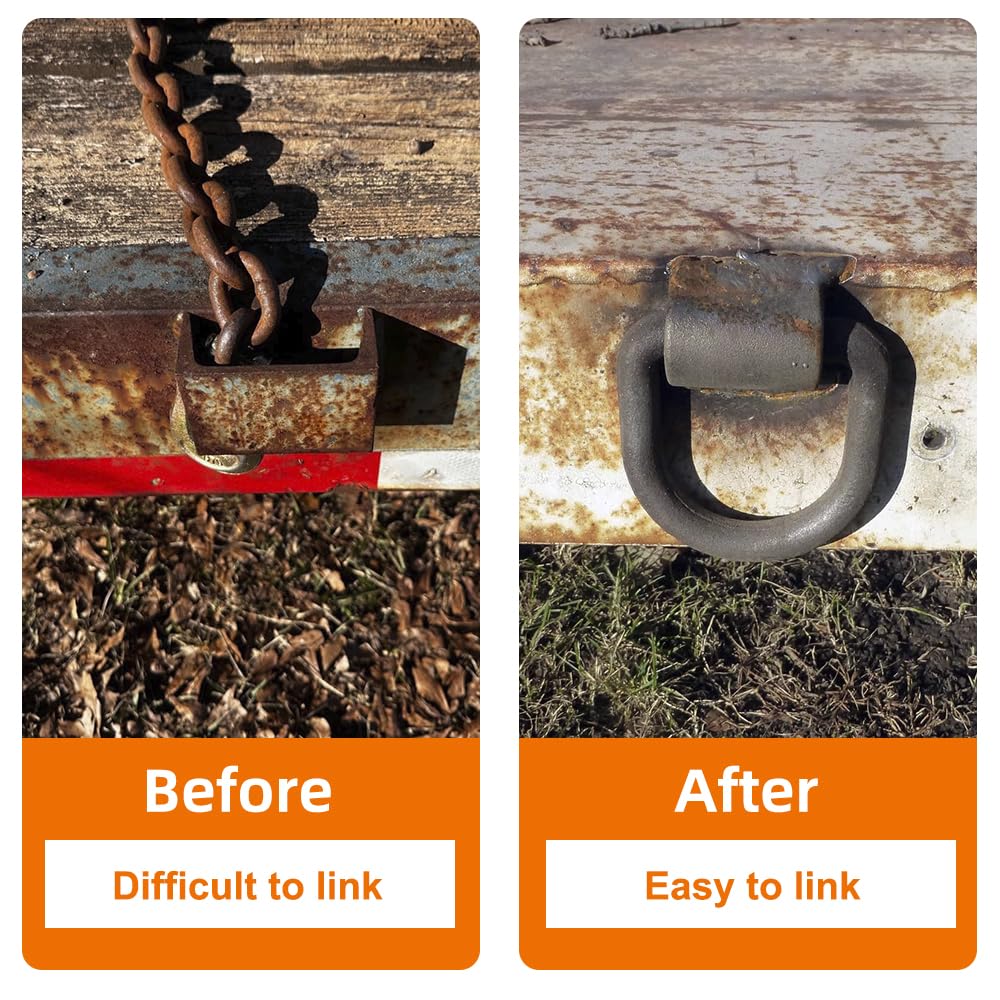lifgarfe D-ring installation weld-on shows quick, strong anchor point