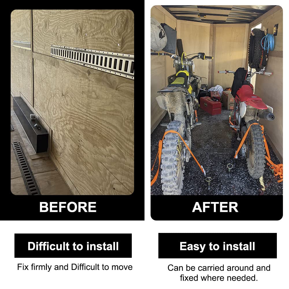 lifgarfe E-Track O Ring zinc coating resists rust in weather