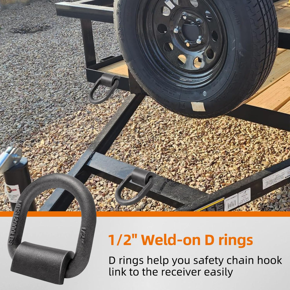 lifgarfe heavy-duty D-ring steel 1/2 inch supports high-load tie-downs