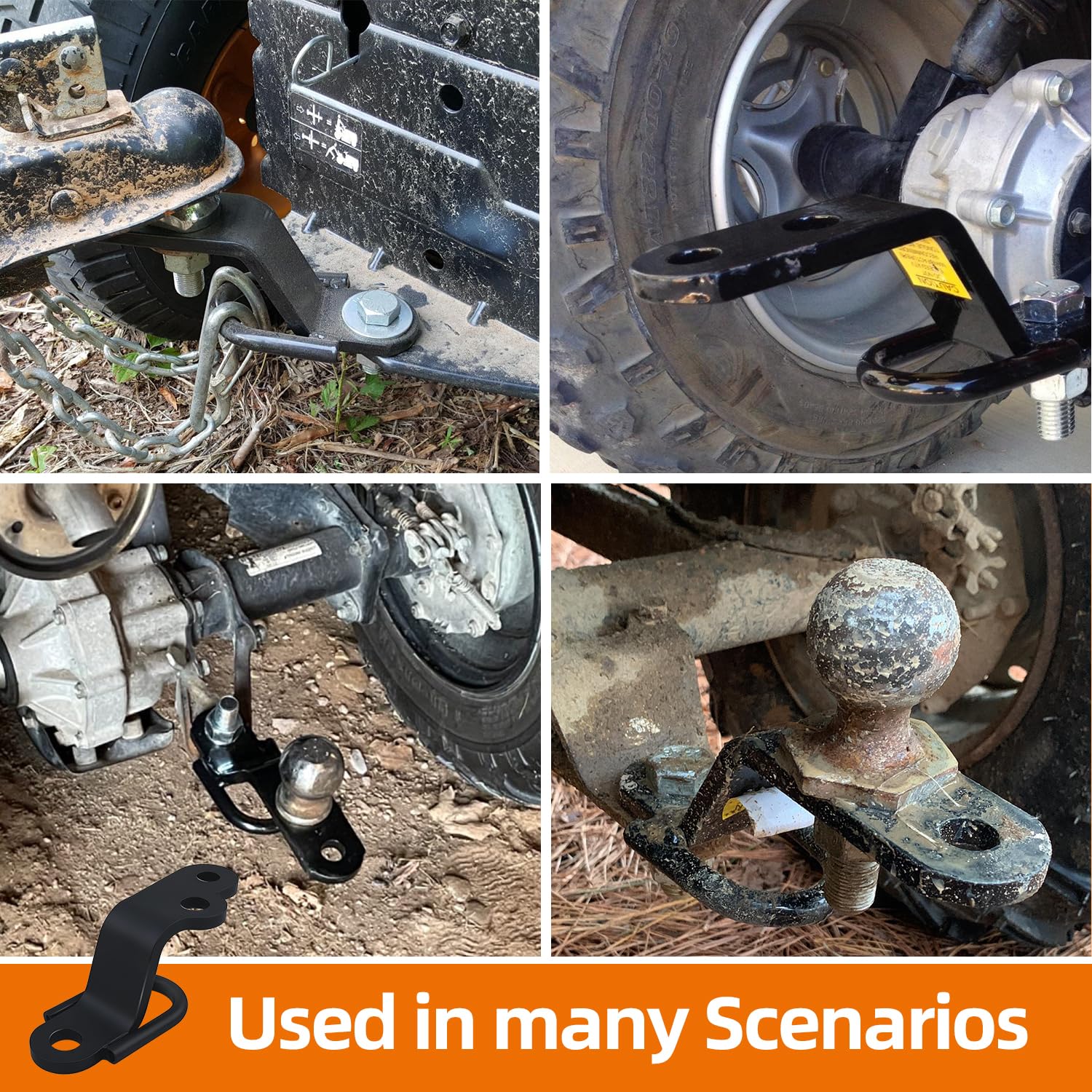 lifgarfe package includes one three-way receiver hitch with two-hole design.