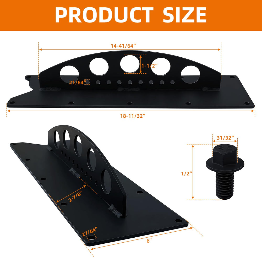 Lifgarfe LS engine lift plate bracket installed on valley for smooth lifting.