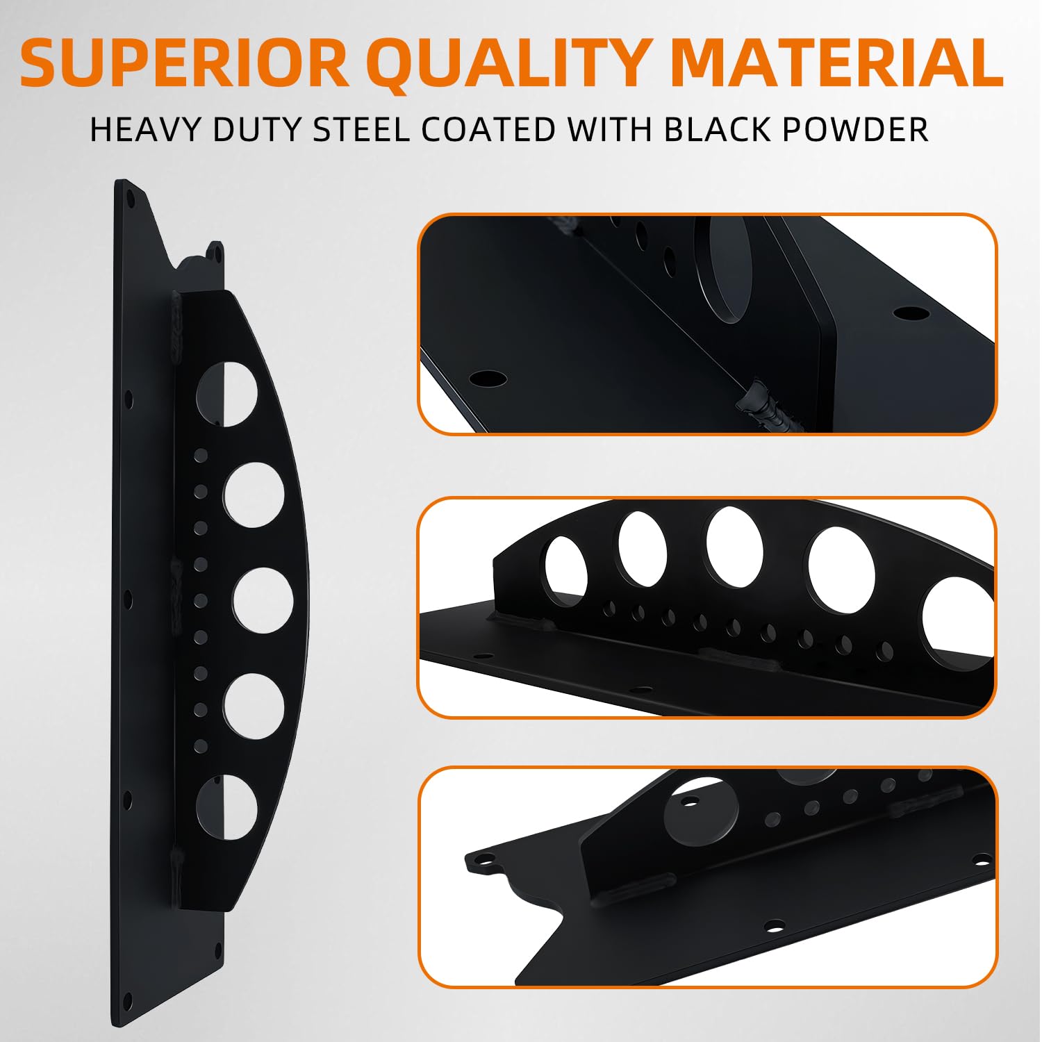 Lifgarfe LS lift plate bracket packaging shows contents and rugged design.