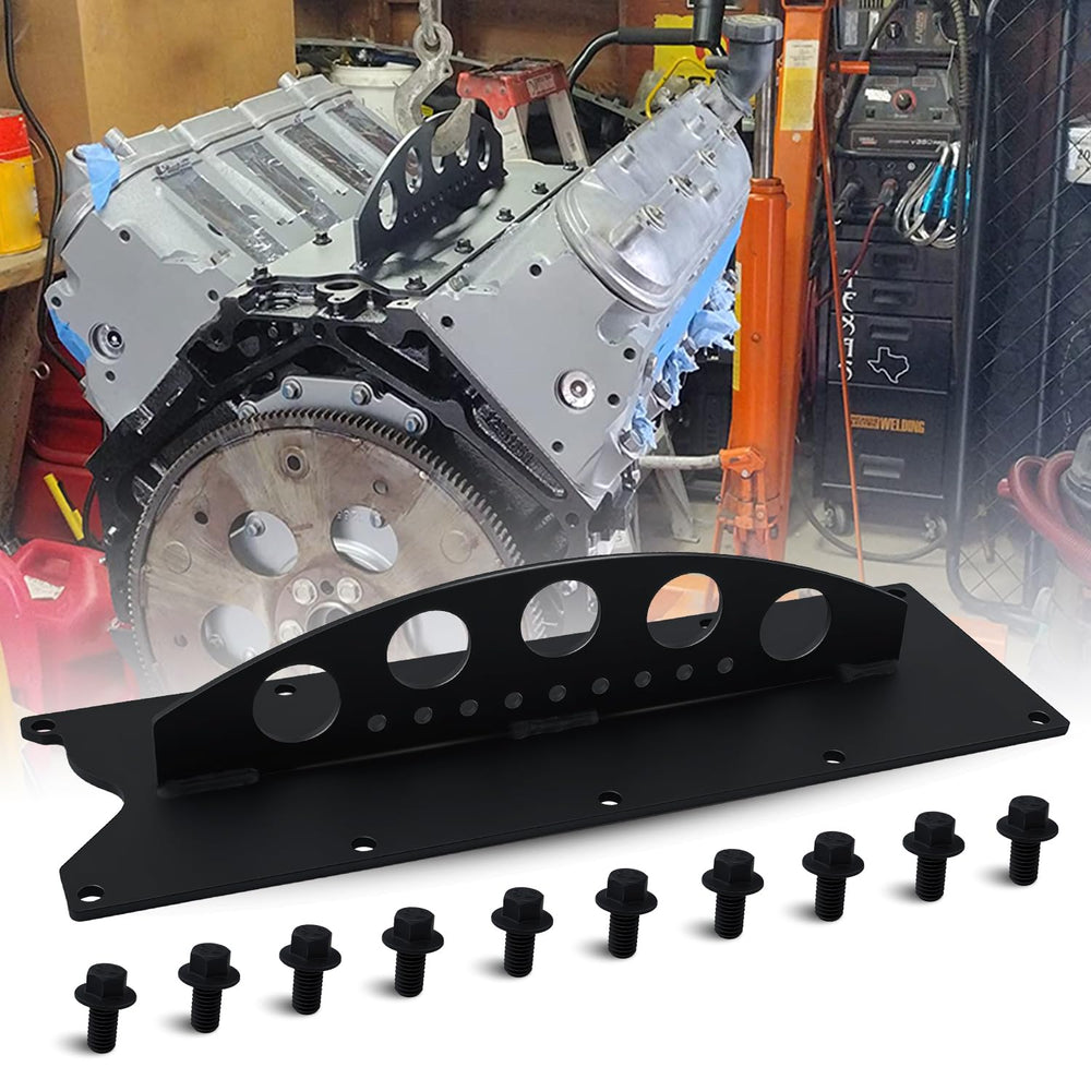 Lifgarfe LS engine lift plate bracket side view for safe, even engine hoisting.