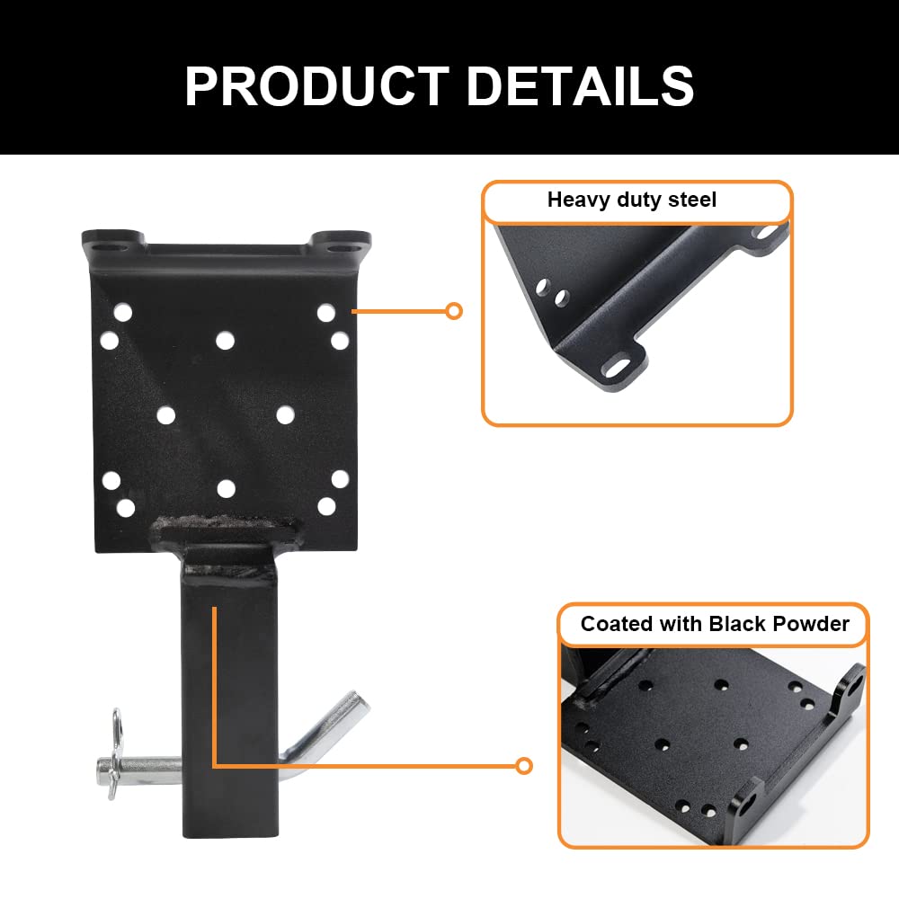 lifgarfe powder-coated winch plate resists rust across seasons
