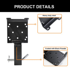 lifgarfe powder-coated winch plate resists rust across seasons