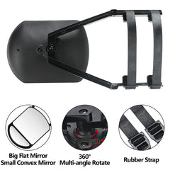 Durable ABS body and clear glass for long-lasting use.