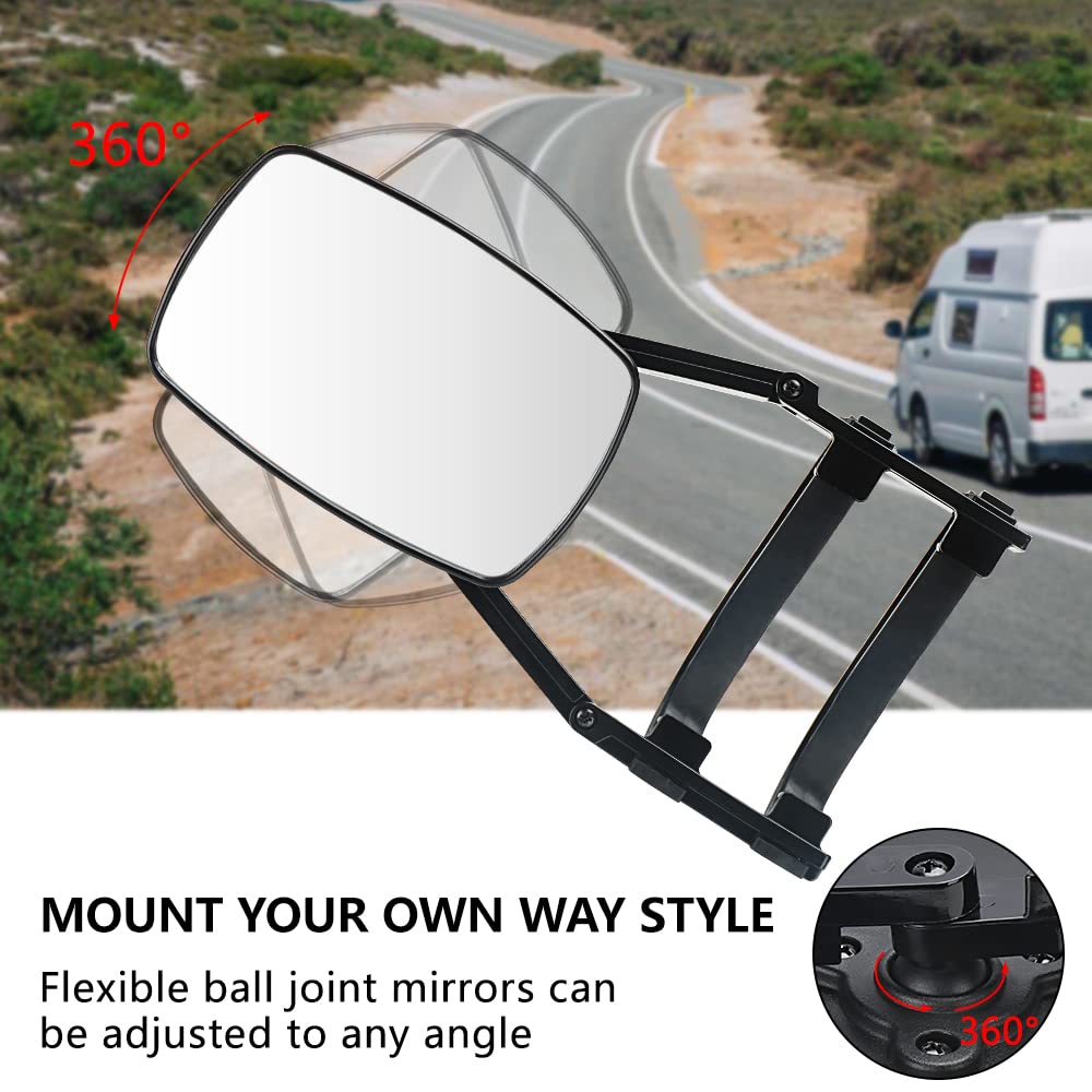 Lifronkit durable ABS and glass provide clear, reliable visibility on the road.