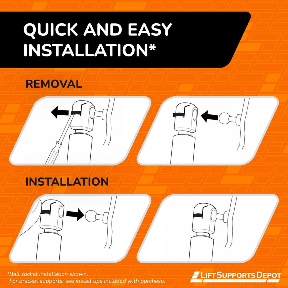 Lift Supports Depot easy-install guide ready for quick replacement