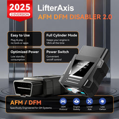 LifterAxis AFM Disabler closeup shows compact circuitry and connectors.