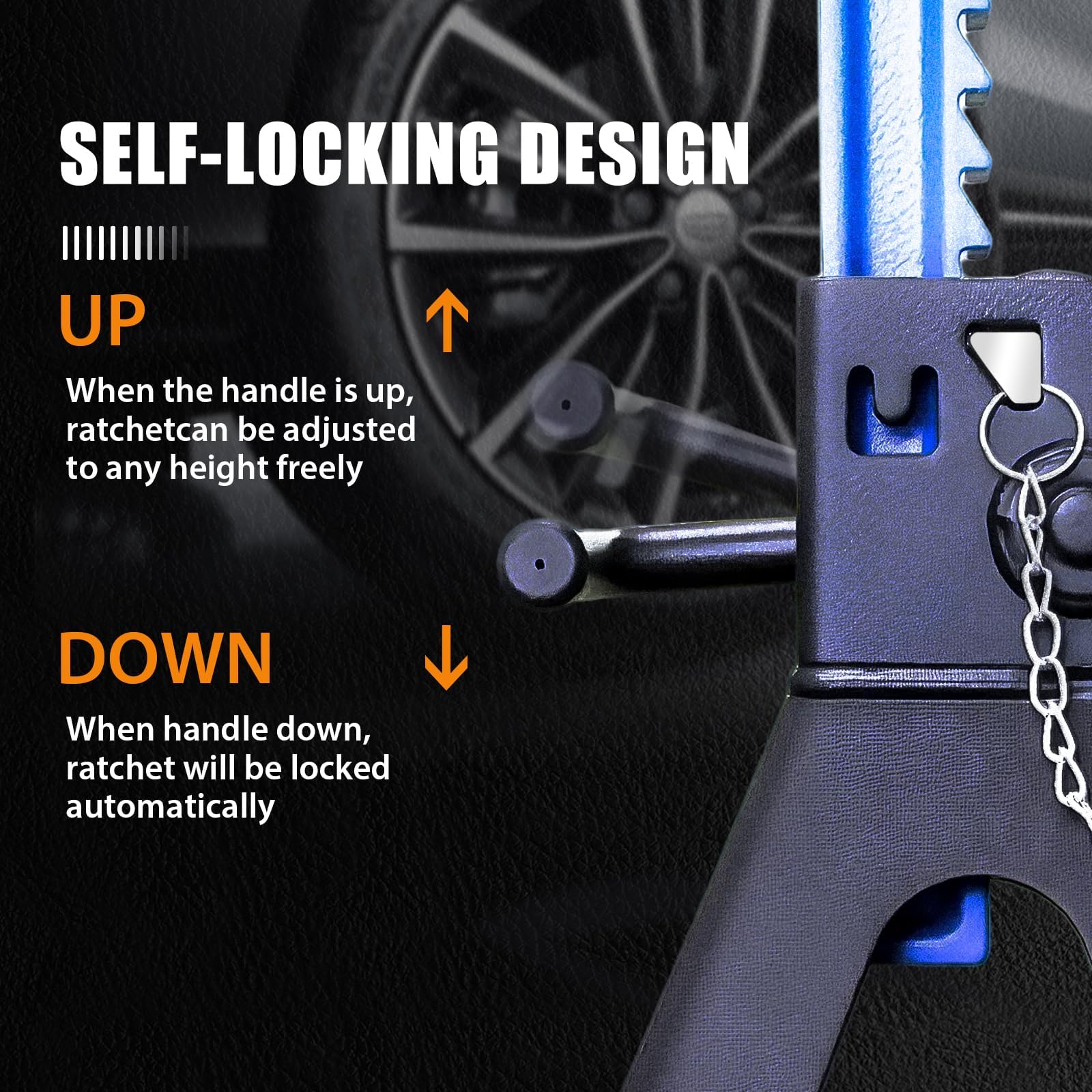 ANTPOWER saddle view demonstrating ASME certified safety saddle