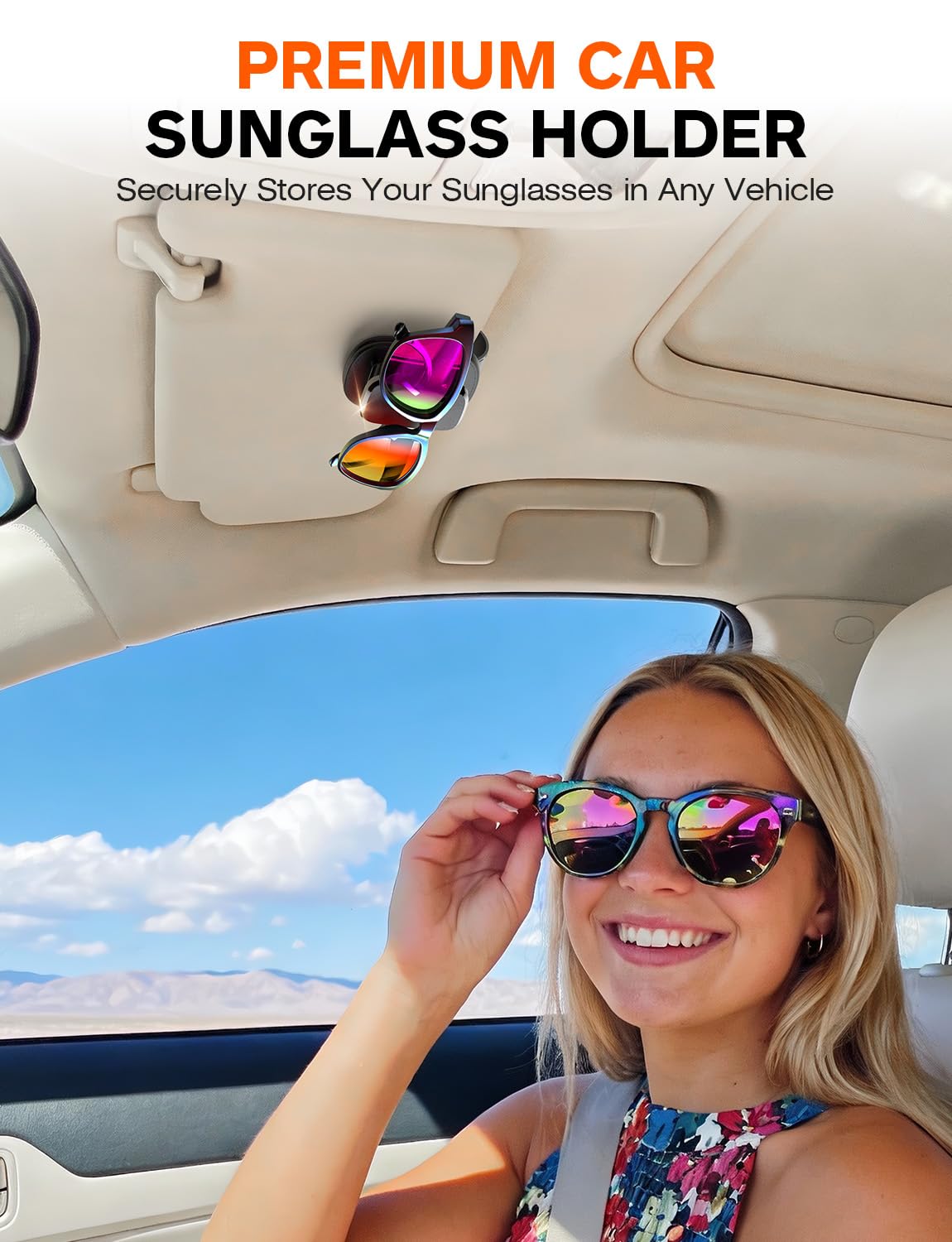 LiftRemote multi-scene versatility supports sunglasses, cards, receipts in any setting.