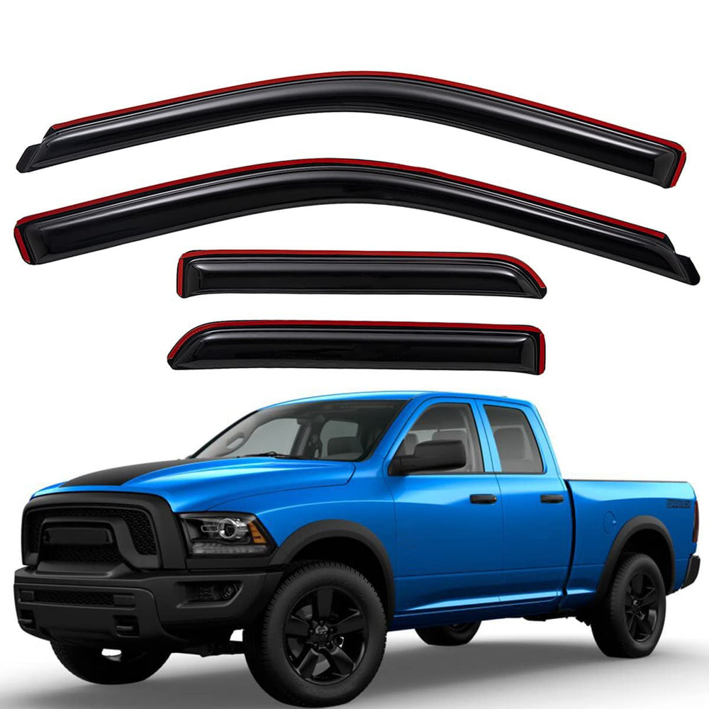 Lightronic 194101 window visor front left in-channel fit improves airflow