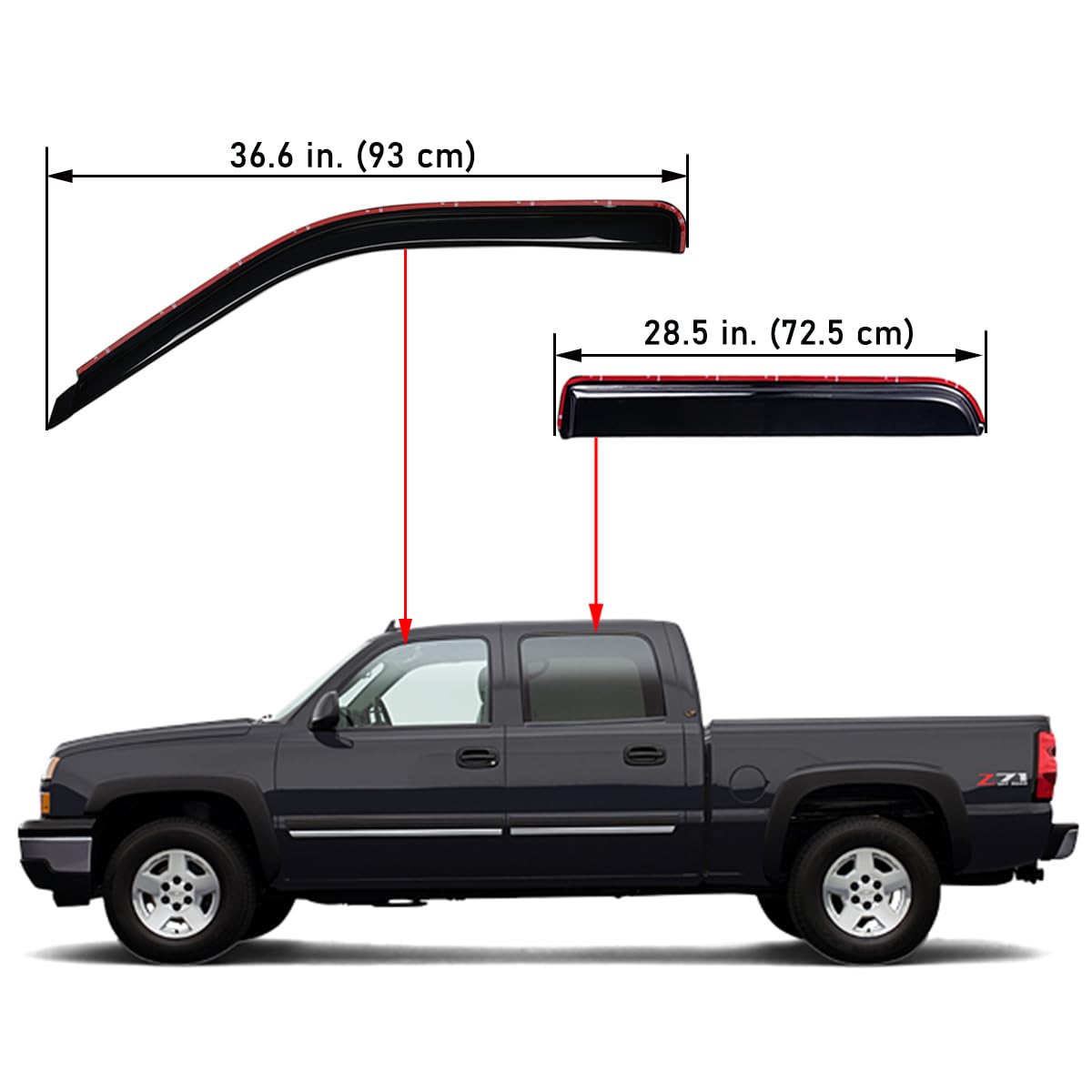 Lightronic crew-cab fit ensures precise alignment with 3D engineered design.