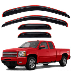 Lightronic in-channel window visor front-left smoke tint enhances airflow and UV protection.