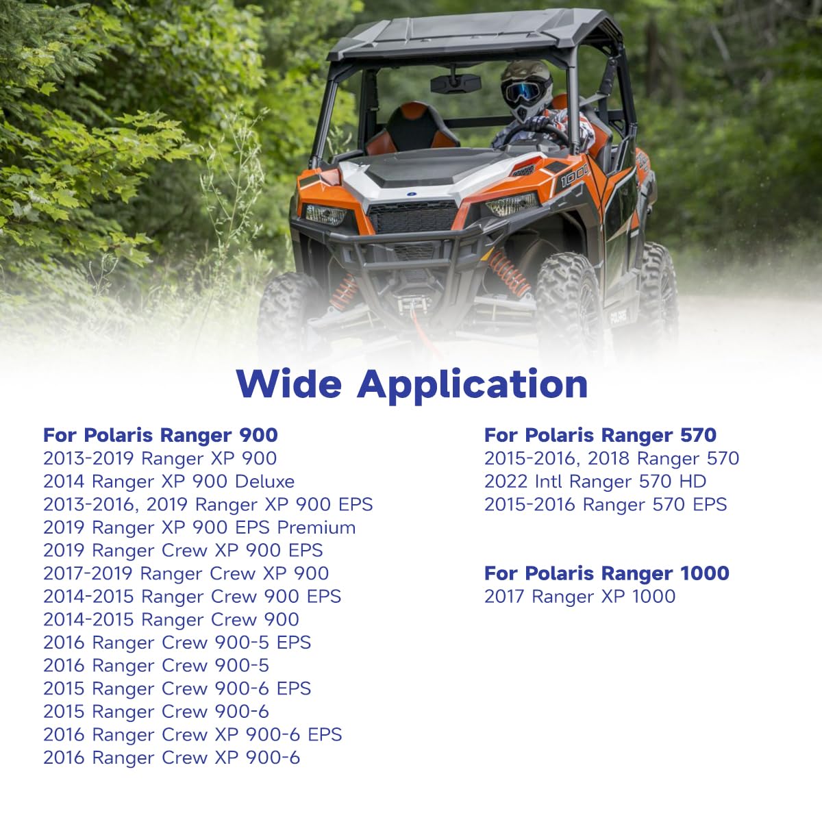 LIHAIPAI Polaris Ranger XP900 belt close-up highlighting wear-resistant construction.