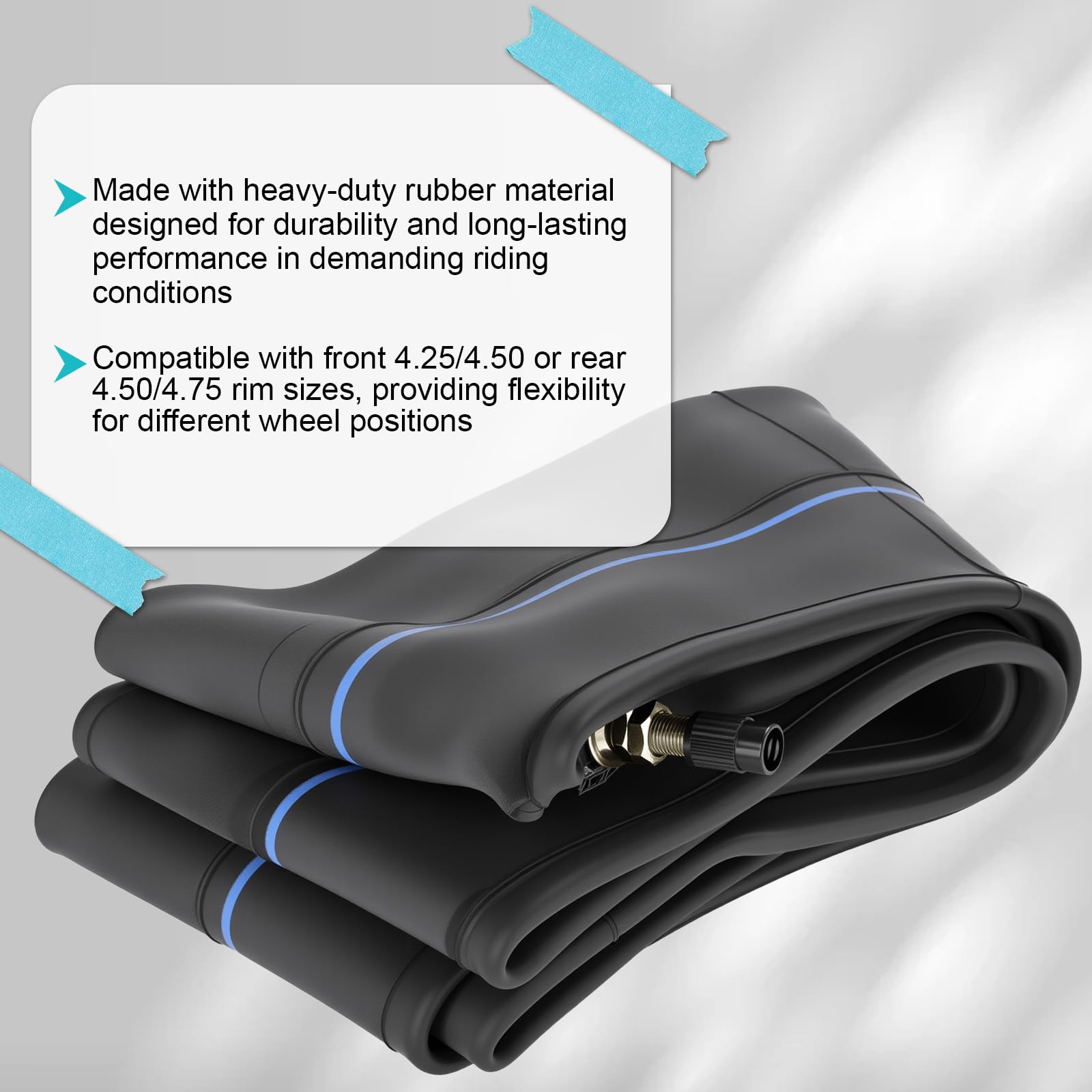 LikeLion inner tube rear rim 4.50/4.75 compatibility for versatile tire pairing