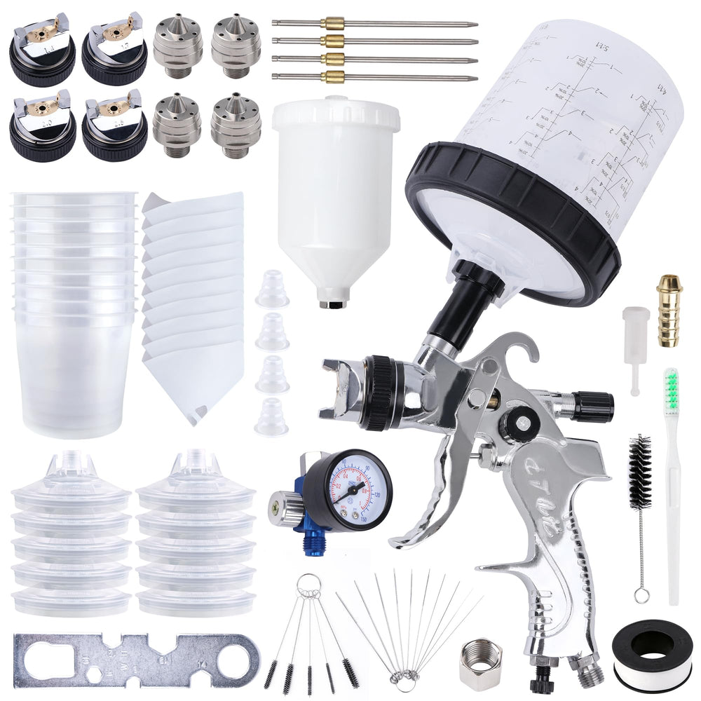 Liliantus complete kit supports base coats and clear coats efficiently.