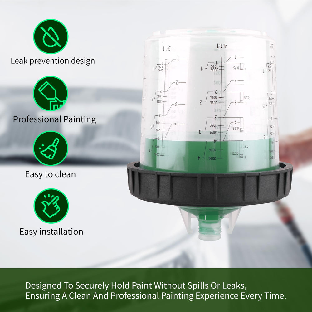 Paint gun adapter fits common sprayers for versatility