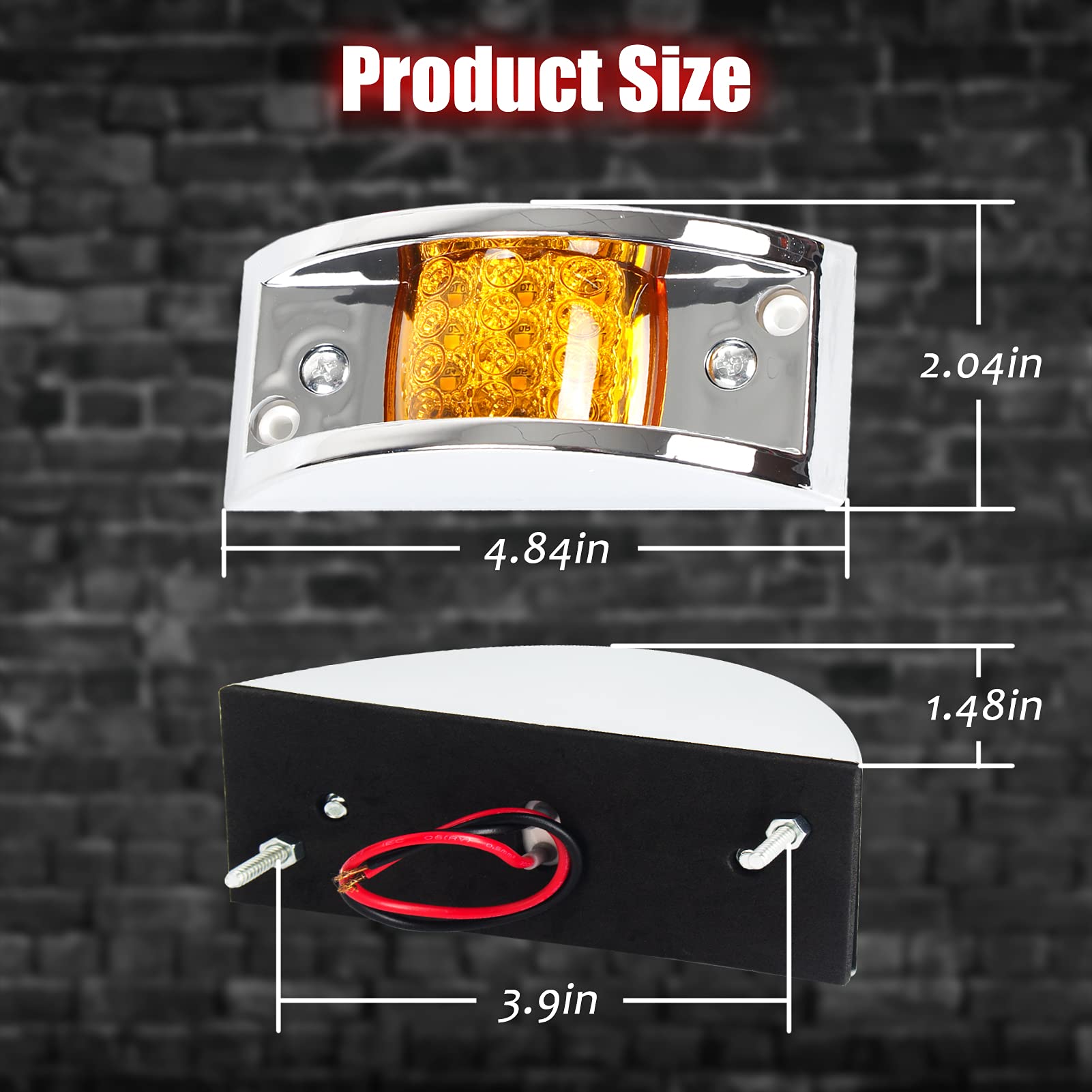LiLoom back plate with fixing screws for secure mounting
