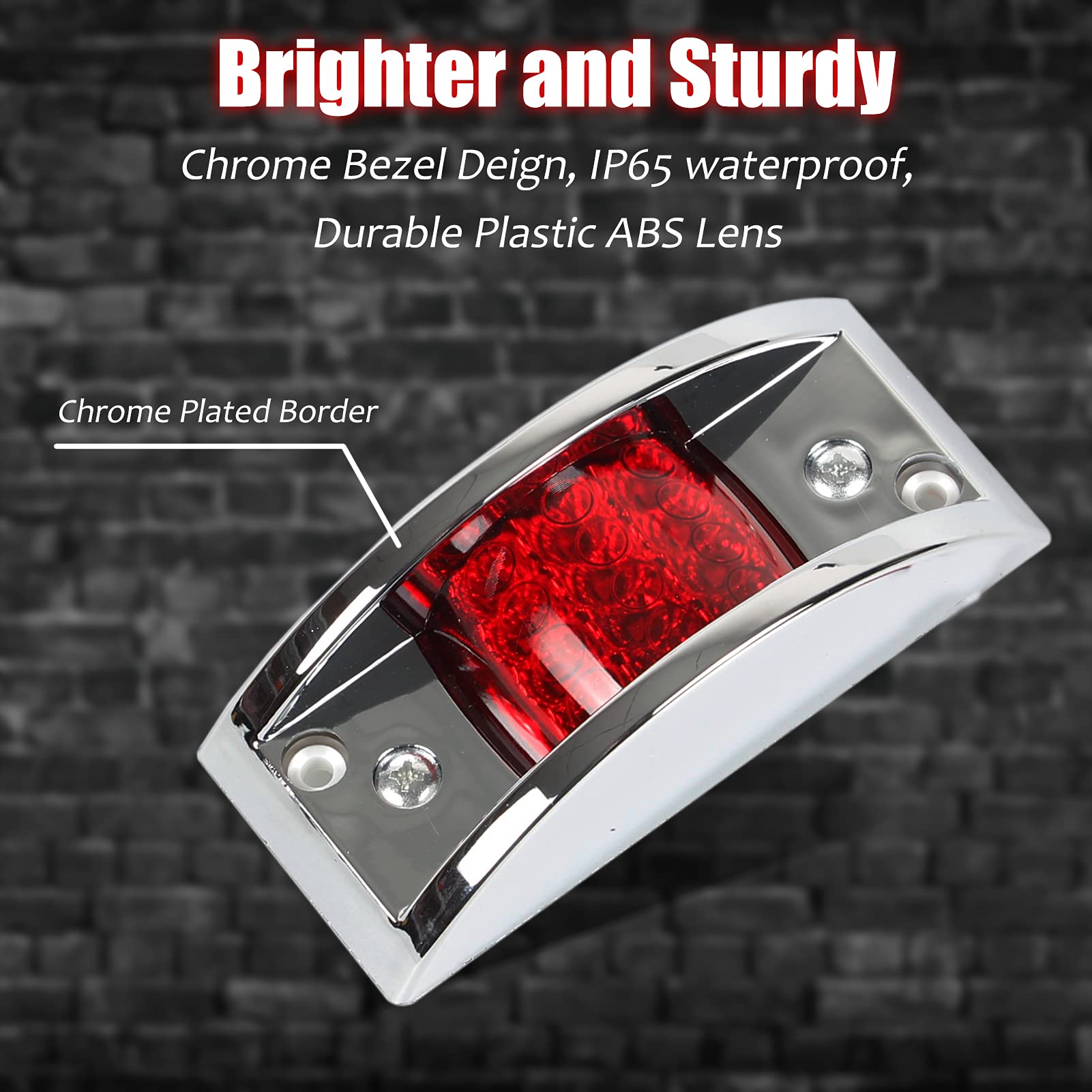 LiLoom red marker light rear view for clear night signaling