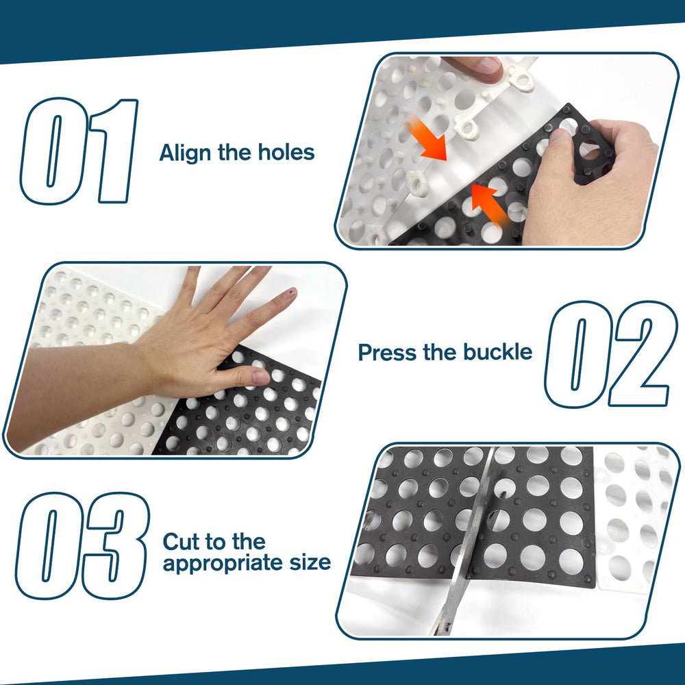LILXIU underlay doubles as a versatile floor or bathroom mat.