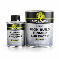 LiME LiNE sand-able automotive primer surfacer bottle ready for metal prep