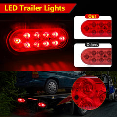 LIMICAR oval trailer light side view highlighting compact, sealed housing.