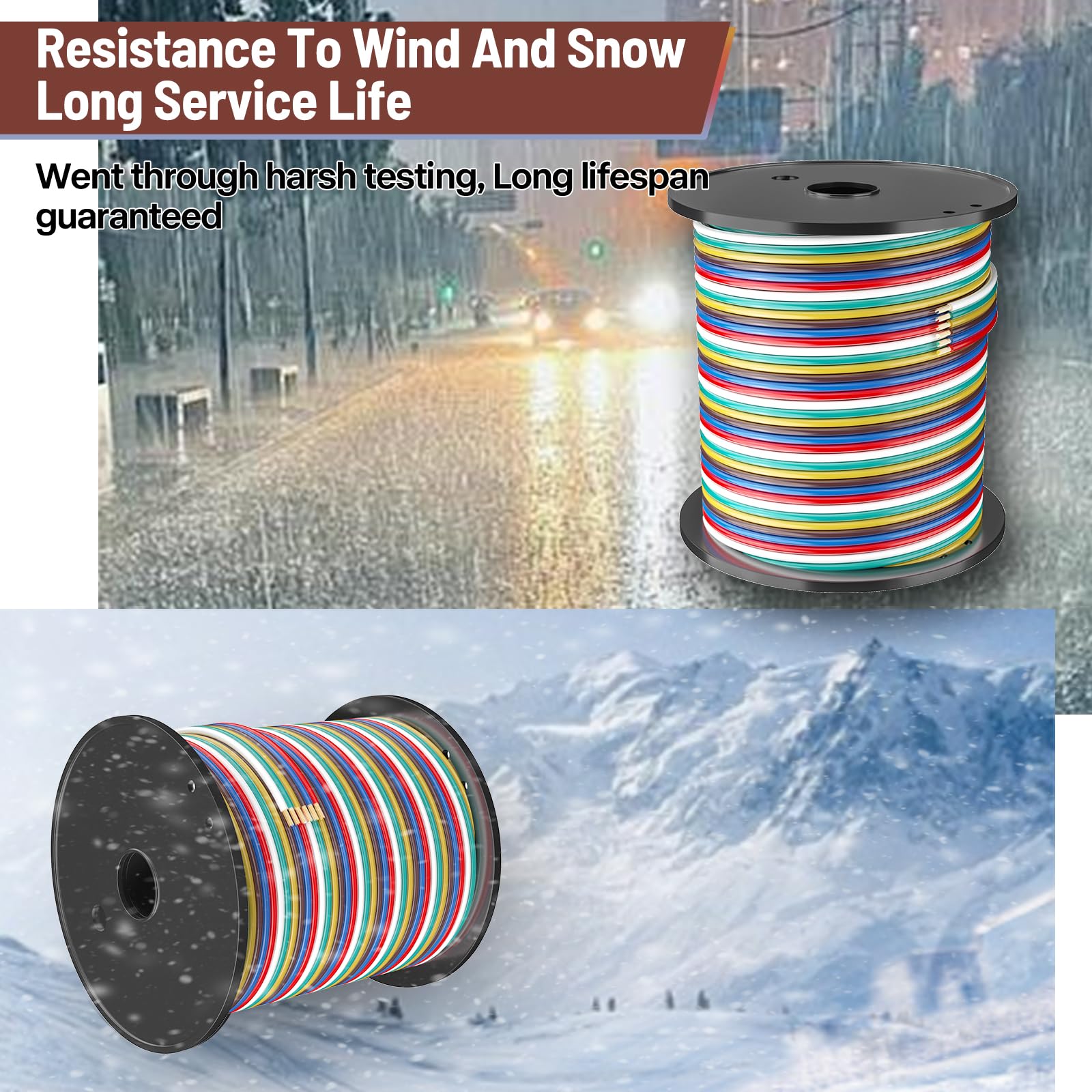 LIMICAR color-coded wires aligned side-by-side for quick setup