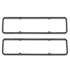 LIMICAR SBC valve cover gasket front view showing steel core rubber seal