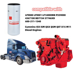Linageson LF14000NN packaging box communicates compatibility and replacement details for easy ordering.