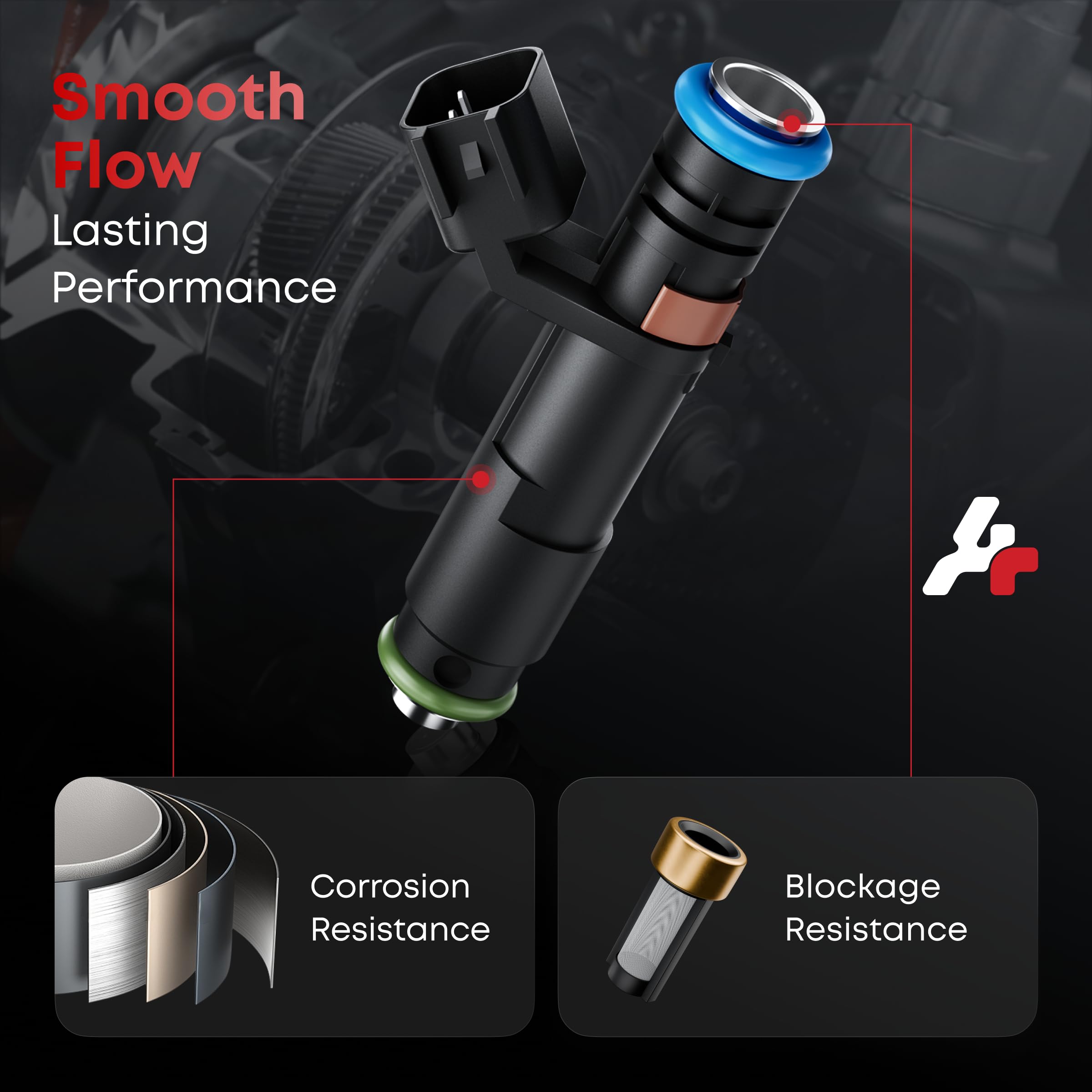 Lincoln Navigator injector detail enabling stable power delivery.
