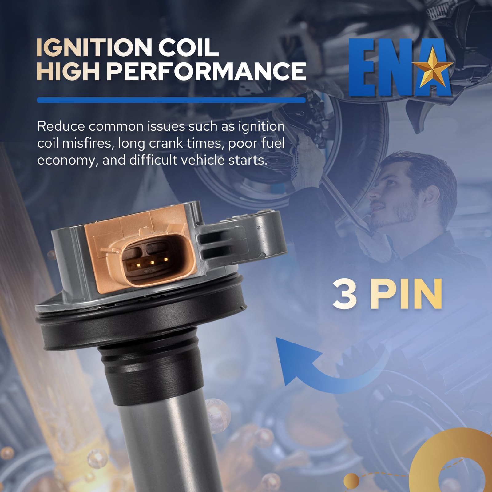 Lincoln Navigator 3.5L coil pack UF646 bay view