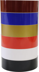 Linear Designs Solid Stripe 3mil vinyl close-up showing thickness and strong adhesion.