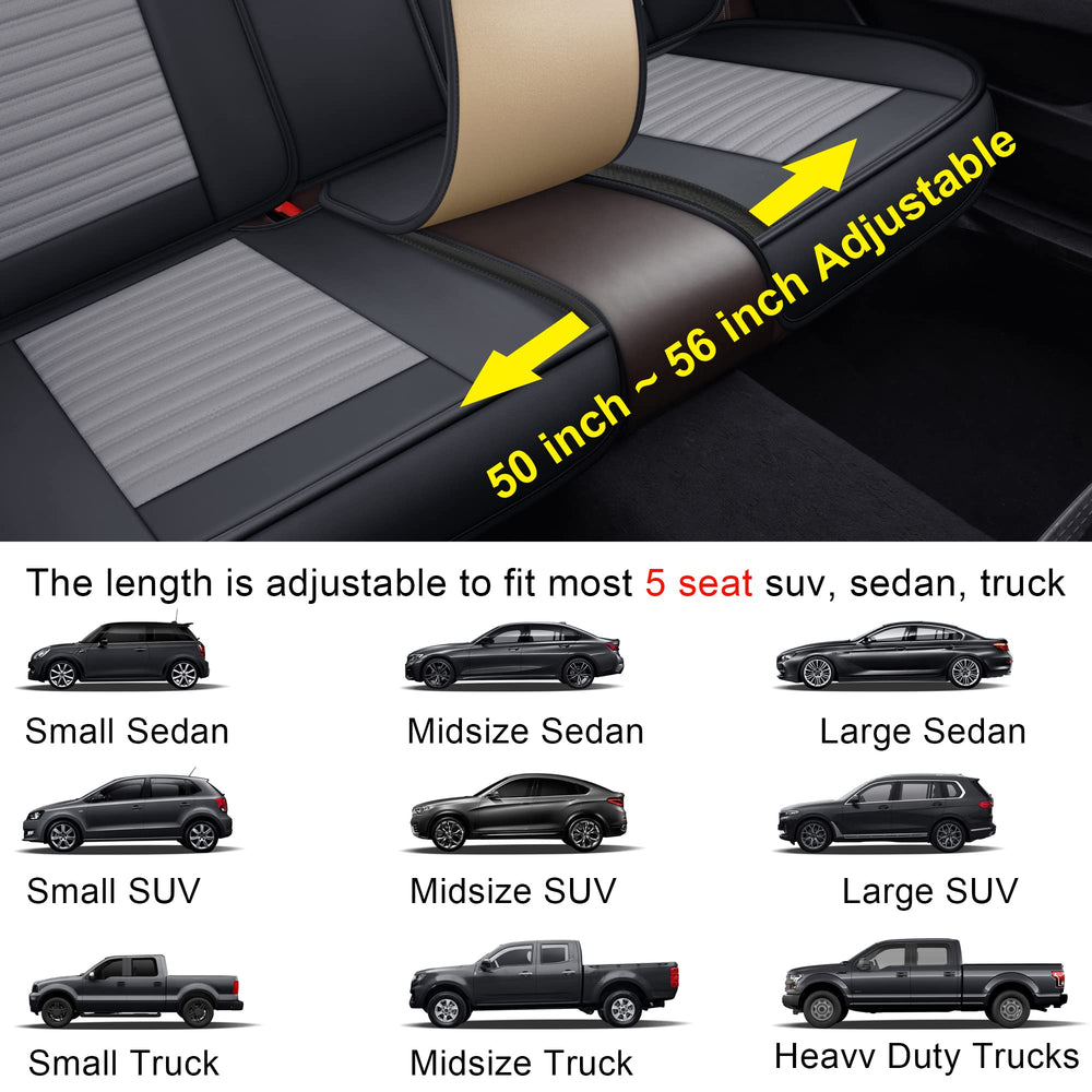 LINGVIDO black/gray interior adds a refined look to sedans and SUVs.