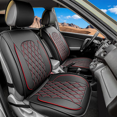 LINGVIDO car seat covers full set front seats in premium perforated Nappa leather for protection.