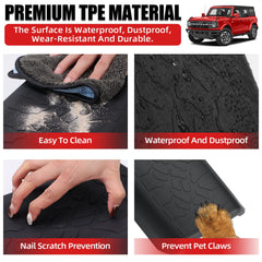LinkCRO waterproof armrest pad keeps spills and moisture away from the console.