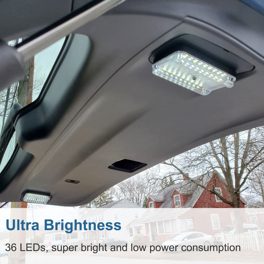 Linkhood dome light rear view, slim profile for tight spaces.