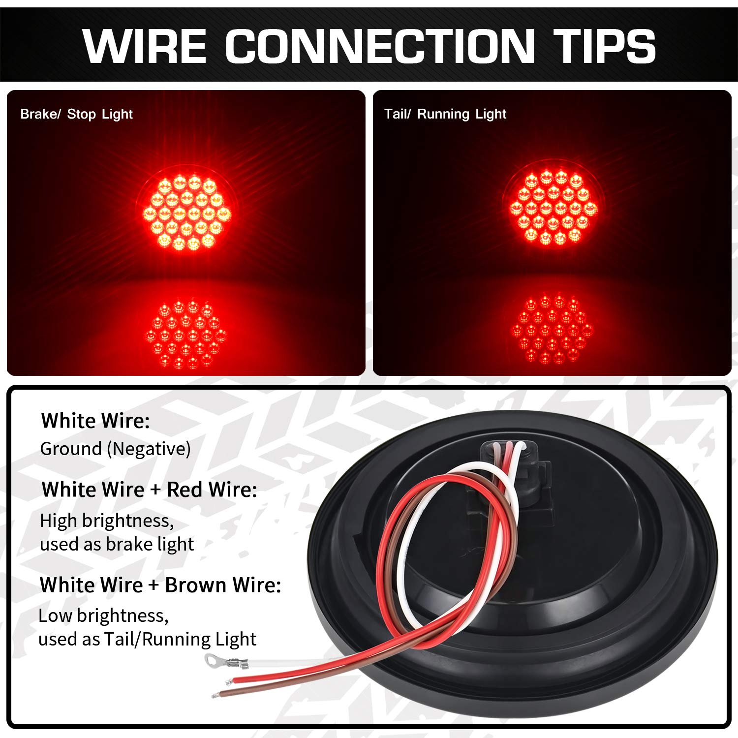 LINKITOM 2-pack trailer lights kit ready to roll on any trailer