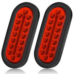 LINKITOM 6in submersible oval light front view boosts trailer visibility day or night