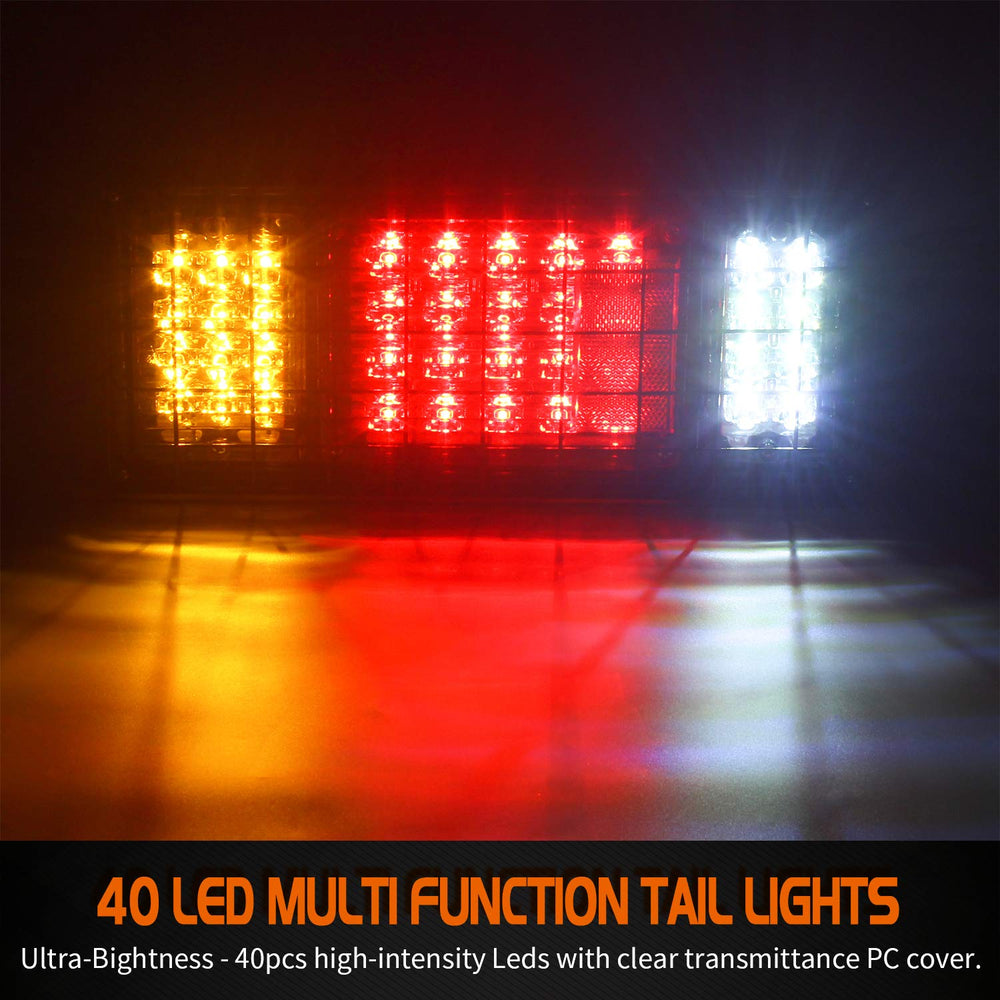 LINKITOM IP65 waterproof tail light withstands rain and snow for reliable operation.